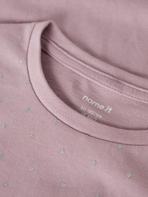 NAME IT Rhinsten T-shirt Ruaja Keepsake Lilac